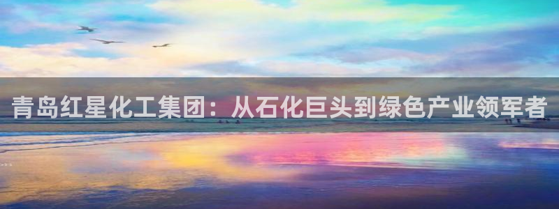 千亿球盟会乐玩：青岛红星化工集团：从石化巨头到绿色产业领军者