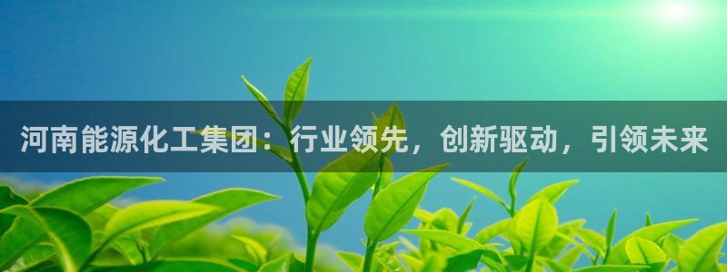 球盟会可以提现么：河南能源化工集团：行业领先，创新驱动，引领