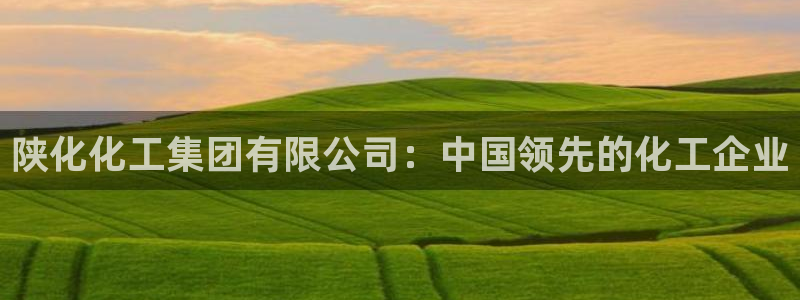 球盟会app最新地址在哪找：陕化化工集团有限公司：中国领先的