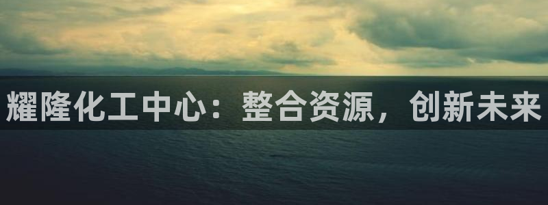 球盟会qm9：耀隆化工中心：整合资源，创新未来