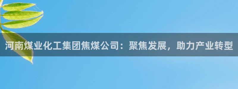 球盟会有没有黑单的活动:河南煤业化工集团焦煤公司:聚焦发展,