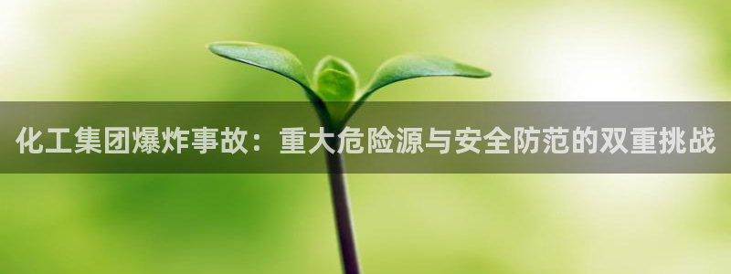球盟会黑款吗是真的吗:化工集团爆炸事故:重大危险源与安全防范