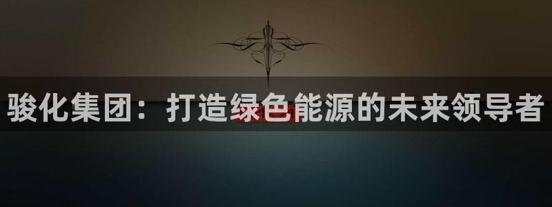 球盟会娱乐平台：骏化集团：打造绿色能源的未来领导者