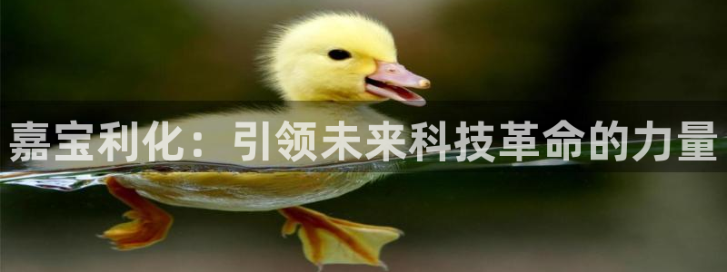 球盟会有没有黑单的活动：嘉宝利化：引领未来科技革命的力量