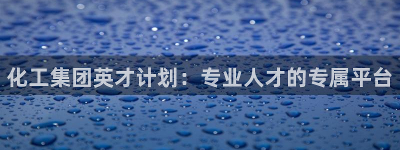 球盟会能退钱吗是真的吗：化工集团英才计划：专业人才的专属平台