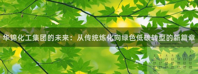 球盟会登陆入口：华锦化工集团的未来：从传统炼化向绿色低碳转型