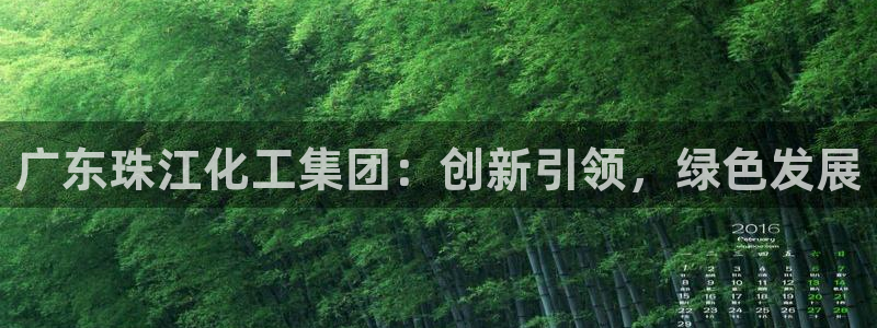 球盟会电子游戏平台：广东珠江化工集团：创新引领，绿色发展