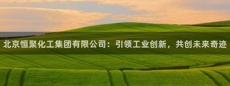 球盟会中国官方网站：北京恒聚化工集团有限公司：引领工业创新，